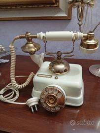 telefono da tavolo Shabby vintage 