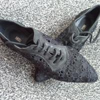 Scarpe vintage dancing da sera tacco basso