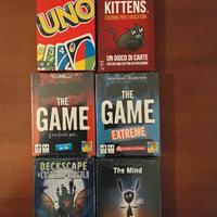 6 giochi i carte sigillati