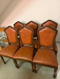 6 sedie da salone