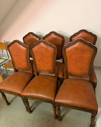 6 sedie da salone