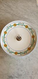 Plafoniera Vietri decoro Gloria Francesco de Maio