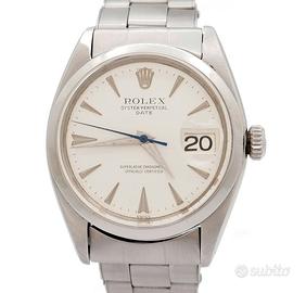 Rolex Date 34mm Automatico Acciaio 1500 Argentè