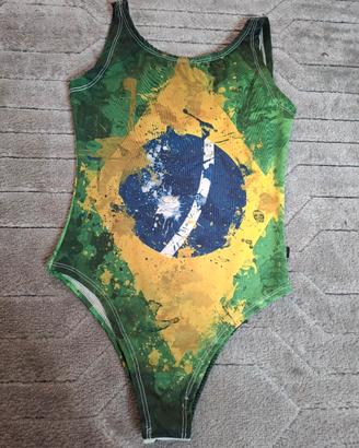 Body smanicato Brasil ótimo per il mondiale. 