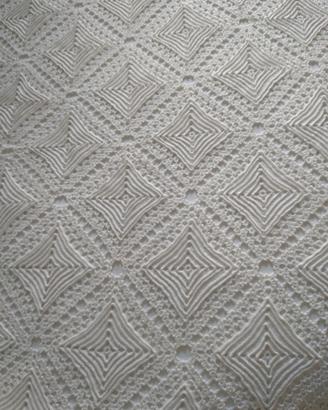 Coperta copri letto matrimoniale uncinetto