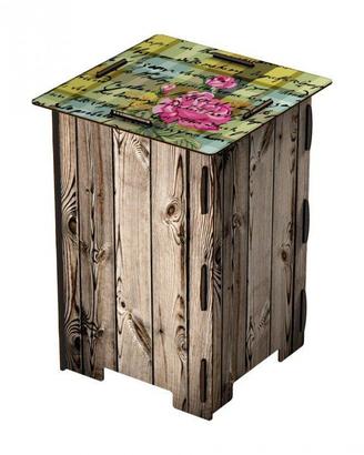 Sgabello Comodino Ecofriendly Chattering Rose Miho