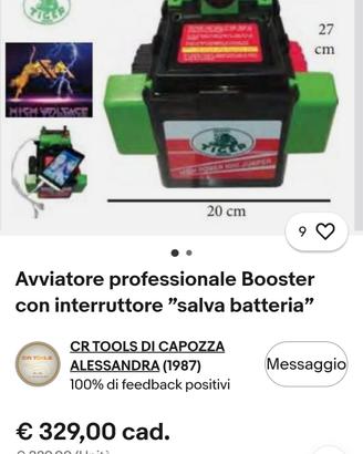 Avviatore professionale mini Booster