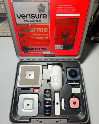 Kit allarme Verisure completo con sensori e teleco