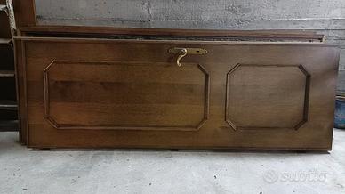 N°2 porte in legno complete di telaio da murare