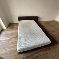 Letto moderno 1 piazza e mezza da design tessuto