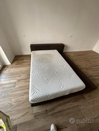 Letto moderno 1 piazza e mezza da design tessuto