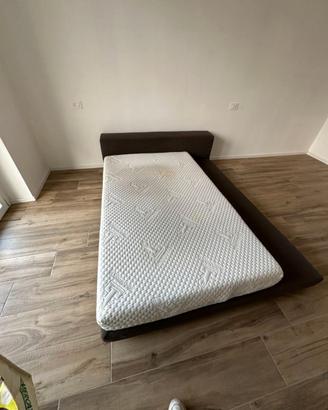 Letto moderno 1 piazza e mezza da design tessuto