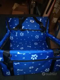 trasportino Pieghevole per auto cani/gatti