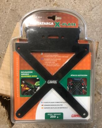 Portatarga moto Lampa X-Plate Universale