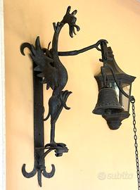 CAMPANELLO  da PARETE in STILE NEOGOTICO