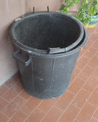 Vari bigonci in plastica, Roma nord