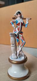 Arlecchino ceramica Capodimonte