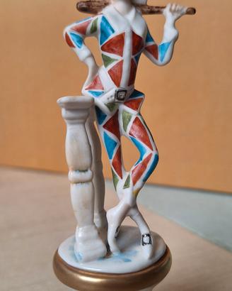 Arlecchino ceramica Capodimonte