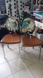 2 sedie modernariato