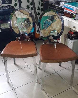 2 sedie modernariato