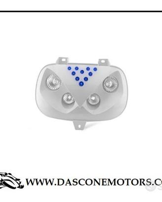 Faro alogeno + led booster spirit 1988 2003 bianca