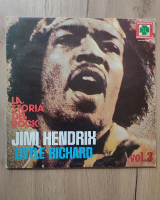 LP J. Hendrix & L.Richard-La Storia del Rock Vol.3