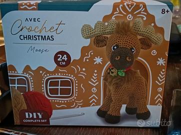 kit uncinetto fai da te alce