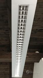 2 - Lampade da ufficio con 1 tubo al neon