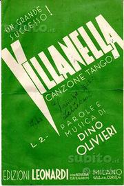 Spartito originale del 1937