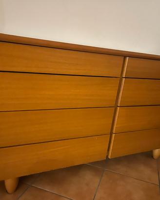 Cassettiera legno