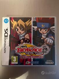 Beyblade Metal Fusion Nintendo DS completo ITA