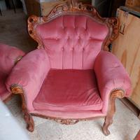 poltrona stile barocco 