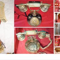 Abatjour, telefono e altro vintage anni 60