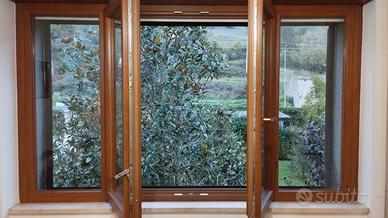 finestra quattro ante in PVC