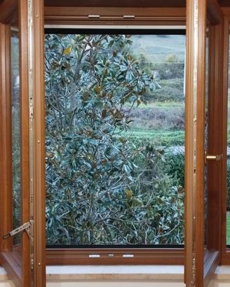 finestra quattro ante in PVC