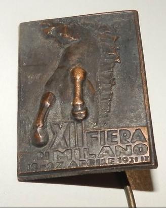 Distintivo XII Fiera di Milano 12-27 Aprile 1931