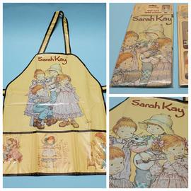 Grembiule bambini pittura Sarah Kay anni 70