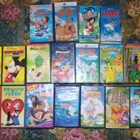 VHS disney e cartoni animati vari
