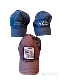 Lotto 3x cappellini – St. Barth, Patagonia, Giorni