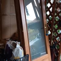 porta in castagno massiccio