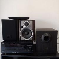 Sintoamplificatore 6.1 +2 casse+subwoofer attivo
