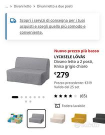 divano letto ikea 