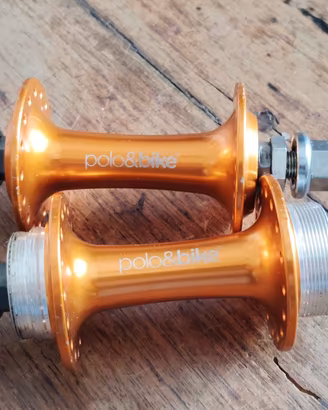 coppia Mozzi bicicletta fluo flop scatto fisso 