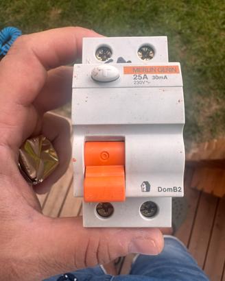 Differenziale Merlin Gerin DomB2 25A 30mA testato