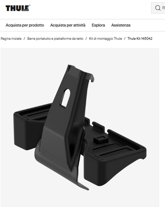 Thule Kit 145042 per Evo Clamp Audi Q2