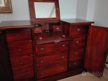 Comò con ribalta più comodini