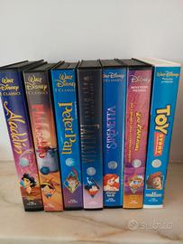 Lotto 7 vhs classici disney