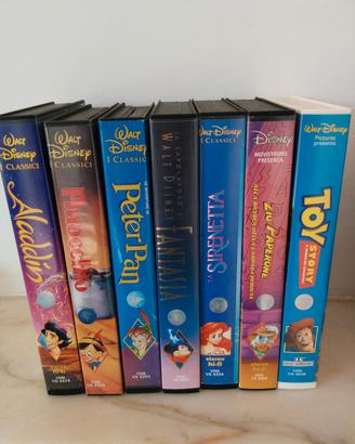 Lotto 7 vhs classici disney