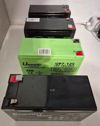 Batterie al piombo 12V 7Ah  x gruppi di continuità