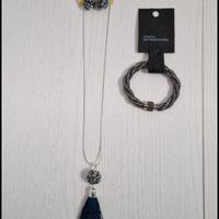 Set collana più orecchini e bracciale